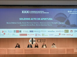 La CEU UCH acoge la XXXI edición del Congreso Nacional de Estudiantes de Derecho