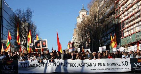 Cabeza de la manifestación del pasado 2 de febrero en Madrid