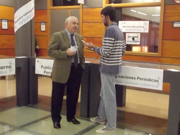 Jesús Sáiz durante la entrevista. / Pablo Ortega