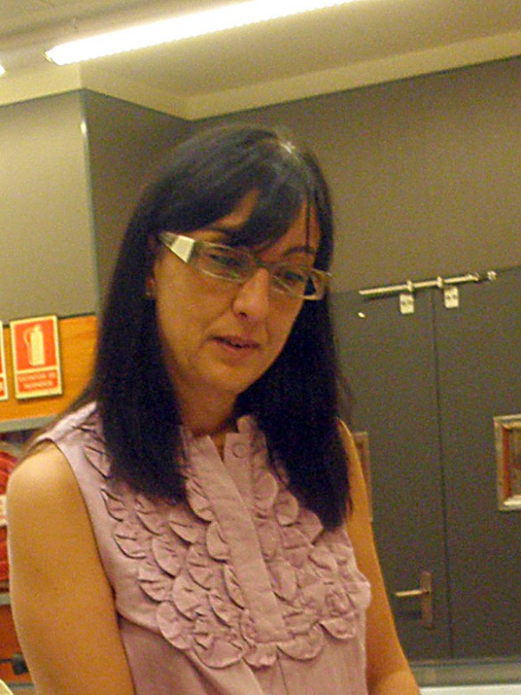 La directora de la Biblioteca, Elena Sauri. / CEU