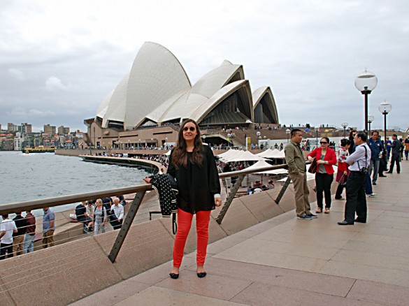 Patricia Núñez, alumna del CEU, en Sidney durante su estancia en el país australiano. / P. N.