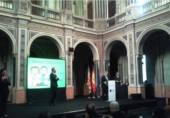 Discurso de Jaume Serra, presidente del Banco de Alimentos de Valencia. / Foto: T. D. 