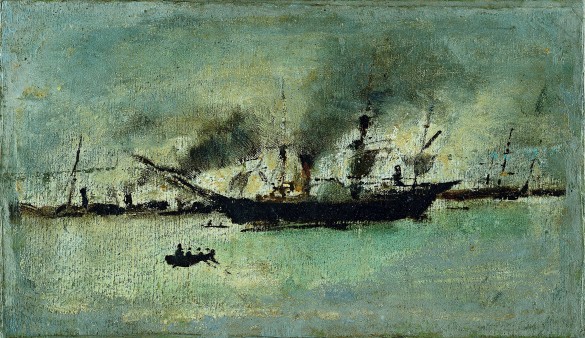 Barco de vapor, s. f.