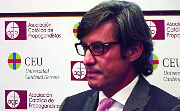 Carlos Escario durante su ponencia/ El Rotativo