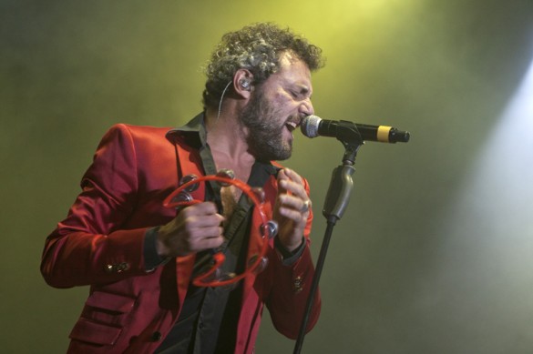 Carlos Tarque, cantante de M Clan, en el Iberia Festival. / Foto: Pablo Ortega