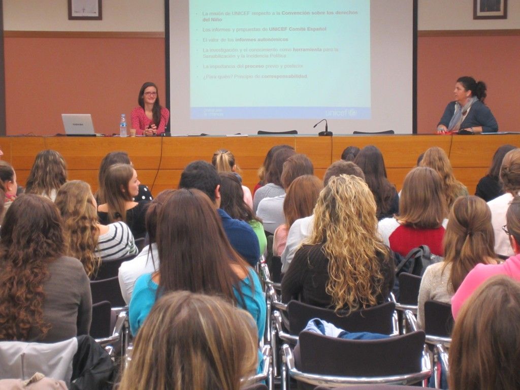Presentación Informe UNICEF Comunidad Valenciana// Foto: Docu
