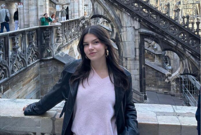 Laura Chofre en MIlán