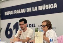 El periodista valenciano José Luis Sastre presenta en la Fira del Llibre de València su novela ‘Plomo’