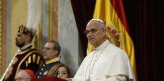 León XIV, ante las Cortes Generales: “Toda vida humana debe ser reconocida y custodiada desde su concepción hasta su ocaso natural”