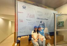 Alumnos de la CEU UCH participaron durante el fin de semana en los actos centrales con el Papa León XIV