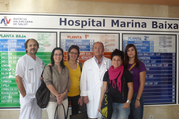 El director de Enfermería del Departamento de Salud del Hospital de la Marina Baixa, Víctor Pomares, el día de bienvenida a alumnos de Enfermería de segundo y tercer curso de la CEU-UCH de Elche.