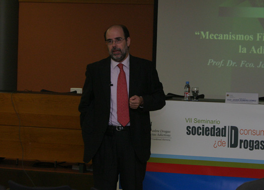 El director del IDYCA, Francisco Javier Romero, durante la sesión del Seminario.